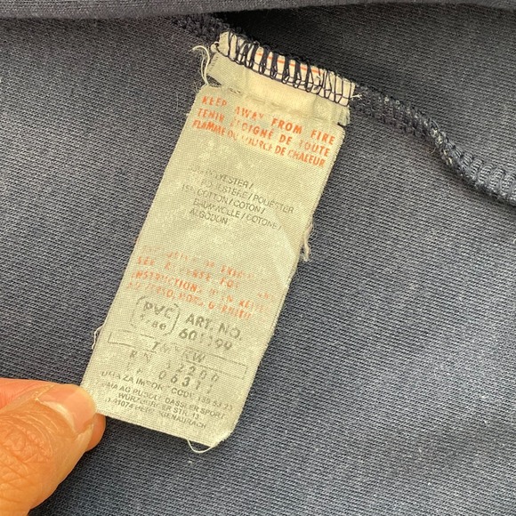 BMW Motorsport Puma Track Jacket Men‎ Large Navy Multi Striped Sauber F1 Team - Picture 11 of 12